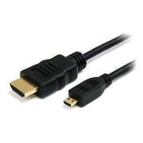 Micro HDMI naar HDMI Kabel met Ethernet 1 Meter (V1.4a)