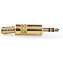 Nedis CAVC22900GD kabel-connector 3.5mm M Goud