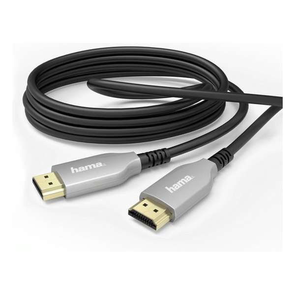 Hama Optische, actieve HDMI™-kabel, stekker - stekker, verguld, 15 m