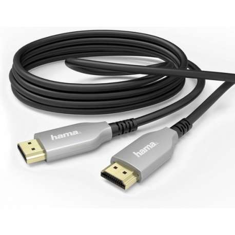 Hama Optische, actieve HDMI™-kabel, stekker - stekker, verguld, 15 m