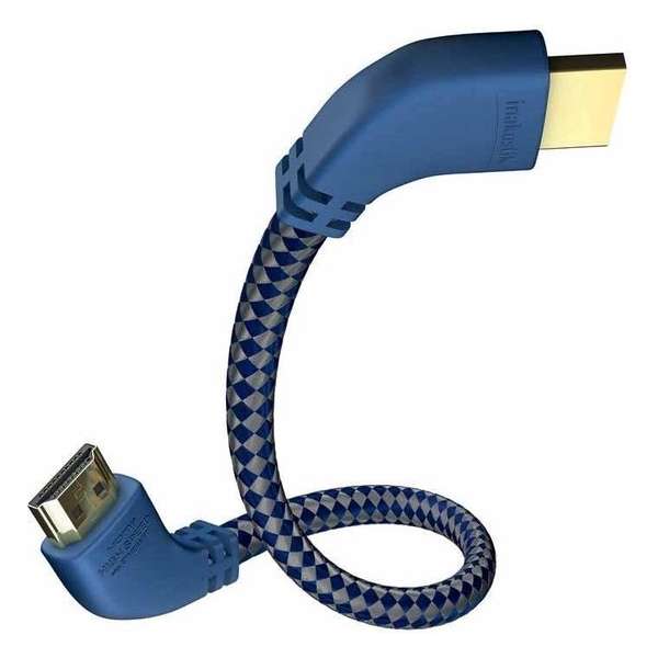 Inakustik HDMI kabels High Speed HDMI Cable with Ethernet 90, 2m