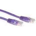 Advanced Cable Technology CAT5E UTP patchcable purpleCAT5E UTP patchcable purple