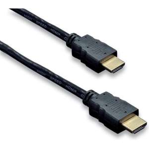 HDMI Kabel 1.4 High Speed + Ethernet, 2.5 Meter, Verguld