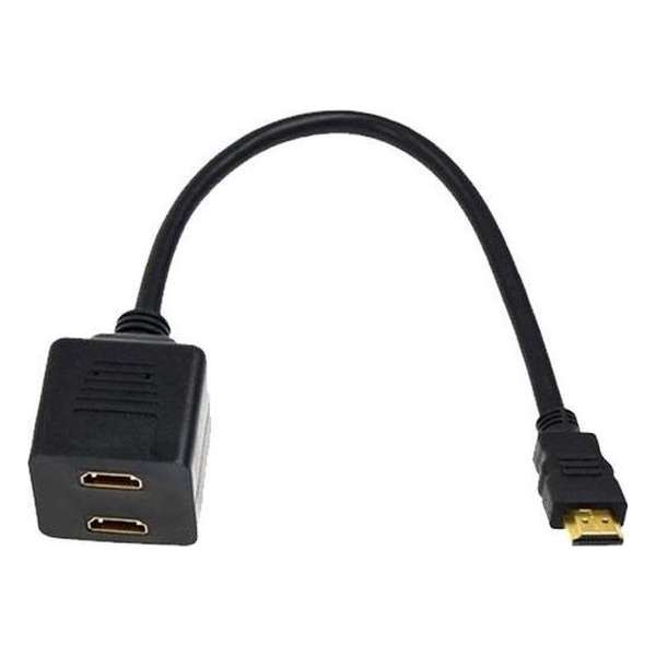 HDMI Male naar 2 HDMI Female Splitter (geen sWitch)