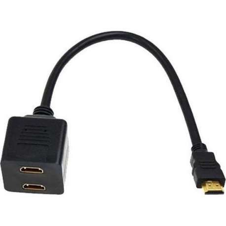 HDMI Male naar 2 HDMI Female Splitter (geen sWitch)