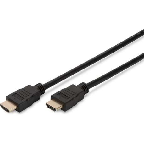 Digitus HDMI kabels HDMI 1.4 High Speed w/ Ethernet Connection Cable, HDMI A/M - HDMI A/M, 3.0m, Black