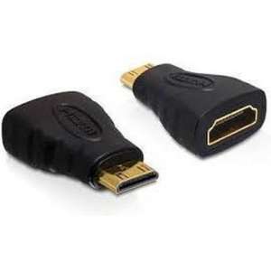 Verloopstekker, HDMI A Contra Female - Mini HDMI C Male