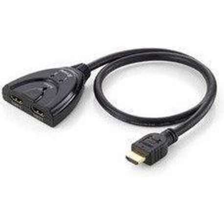 HDMI 2 weg switch schakelbaar Deltac 586