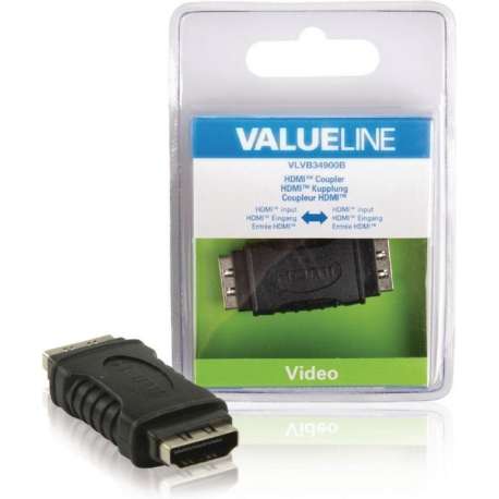 Valueline Vlvb34900b Hdmi-koppeling Hdmi Input - Hdmi Input  Zwart