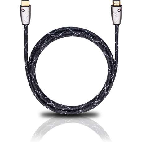 Oehlbach EASY CONNECT STEEL HIGH SPEED HDMI®-KABEL MET ETHERNET -kabel lengte 1,5 m