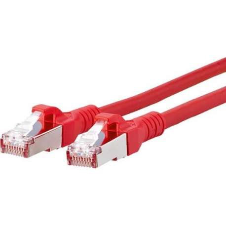 BTR NETCOM - Cat6A netwerkkabel - Rood - 0,5 meter