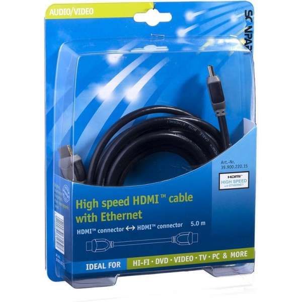 Scanpart - Scanpart Hdmi Kabel High Speed En Ethernet 5.0m - 30 Dagen Niet Goed Geld Terug