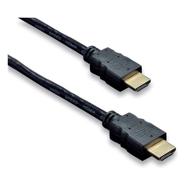 HDMI Kabel 1.4 High Speed + Ethernet, 5.0 Meter, Verguld