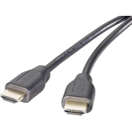 HDMI Kabel SpeaKa Professional 325235 [1x HDMI-stekker - 1x HDMI-stekker] 1.5 m Zwart