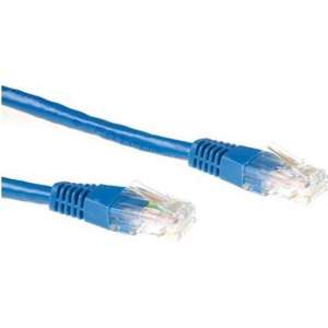 ACT IM8601 - Cat 6 UTP-kabel - RJ45 - 1 m - blauw