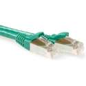 ACT FB6751 netwerkkabel 1,5 m Cat6a S/FTP (S-STP) Groen