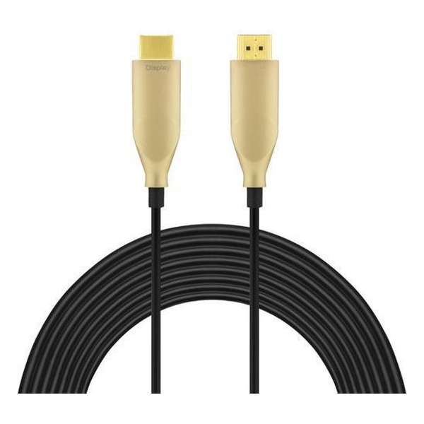 NÖRDIC HDMI-F020 HDMI kabel - 4K 60Hz - Glasvezel - 20 Meter - Zwart