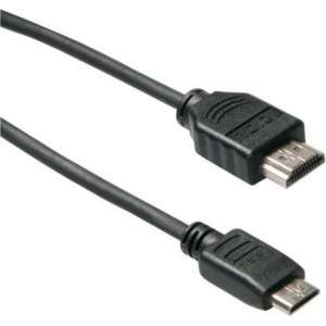 HDMI-Mini HDMI Kabel High Speed + Ethernet, 2.5 Meter