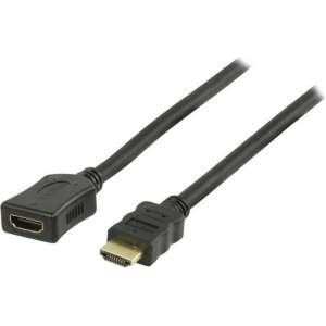 Valueline Vgvp34090b10 Verlengkabel voor de High Speed Hdmi Kabel met Ethernet Hdmi Connector - Hdmi-input 1,00 M Zwart