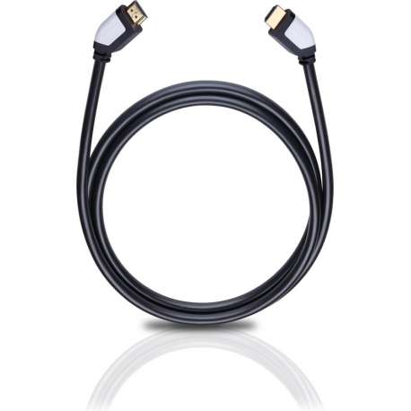 OEHLBACH Shape Magic High Speed haakse HDMI®-kabel met ethernet lengte 1,2 meter