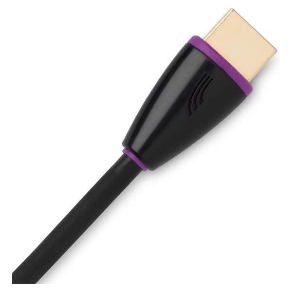 QED PROFILE EFLEX HDMI BLK 1m SINGLE - HDMI-kabel