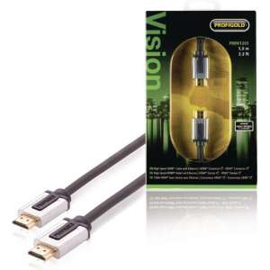 Profigold PROV1201 High Speed Hdmi Kabel Met Ethernet Hdmi-connector - Hdmi-connector 1.00 M Zwart