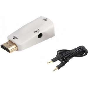 HDMI naar VGA + audio omvormer converter adapter