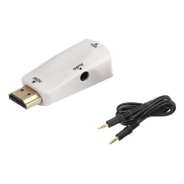 HDMI naar VGA + audio omvormer converter adapter