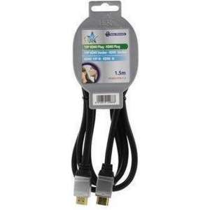 HQ - 1.4 High Speed HDMI kabel  - 1.5 m - Zwart