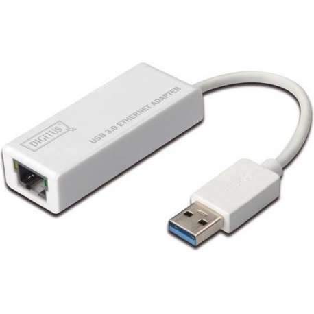 Digitus DN-3023 kabeladapter/verloopstukje USB RJ-45 Wit