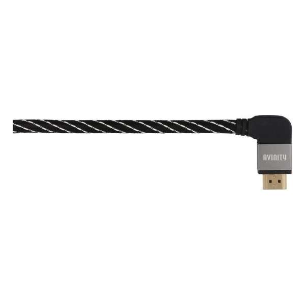 Avinity High-speed HDMI-kabel St. - St. 90° Stof Verguld Ethernet 3,0 M