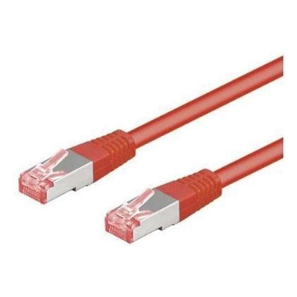 Wentronic 95487 - Cat 6 UTP-kabel - RJ45 - 10 m - Rood