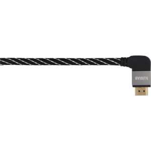 Avinity Hdmi Kabel Met Ethernet 90° Connector 3.0M Verguld