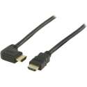 Valueline Vgvp34260b15 High Speed Hdmi Kabel met Ethernet Hdmi Connector - Hdmi Connector Rechts Gehoekt 1,50 M Zwart