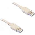 Lineaire PCUSB210C 1.8m USB A USB A Mannelijk Mannelijk Beige USB-kabel