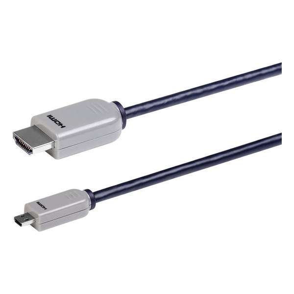 aansluitkabel HDMI High Speed micro 2,0m