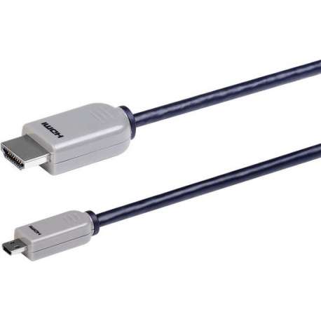 aansluitkabel HDMI High Speed micro 2,0m