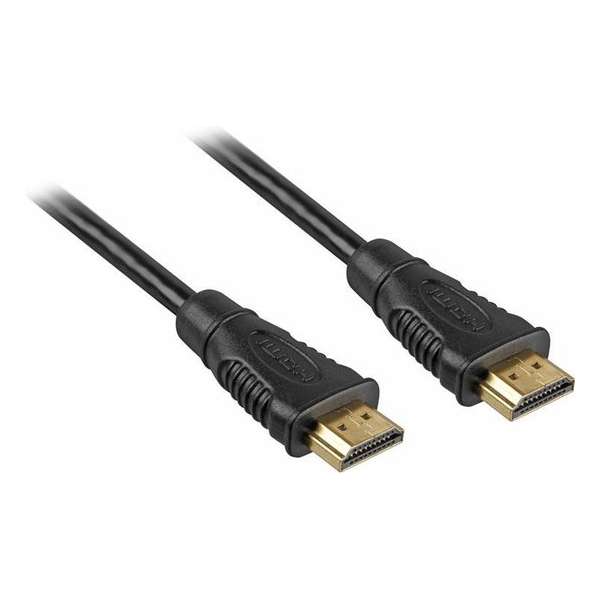 Sharkoon 1m, 2xHDMI HDMI kabel HDMI Type A (Standaard) Zwart