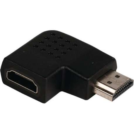 Valueline Vlvp34903b Hdmi-adapter Hdmi-connector Links Gehoekt - Hdmi Input  Zwart