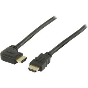 Valueline Vgvp34260b100 High Speed Hdmi Kabel met Ethernet Hdmi Connector - Hdmi Connector Rechts Gehoekt 10,0 M Zwart