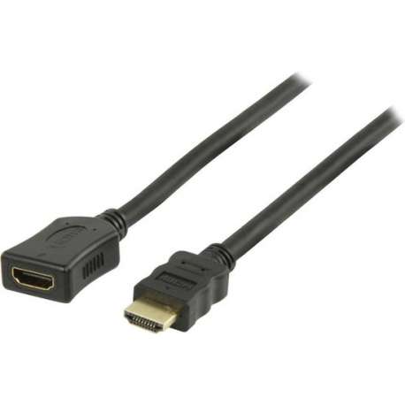 Valueline VGVP34090B50 High Speed Hdmi Kabel Met Ethernet Hdmi-connector - Hdmi Female 5 M Zwart