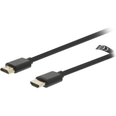 Valueline VGVT34001B10 High Speed Hdmi Kabel Met Ethernet Hdmi-connector - Hdmi-connector 1.0 M Zwart