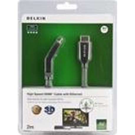 Belkin Dual Swivel HDMI Cable Ethe 2m GC