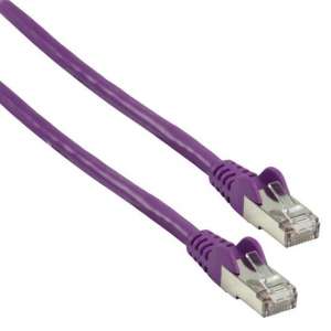 FTP CAT 6 netwerk kabel 10,0 m paars