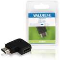 Valueline Vlvb34904b Hdmi-adapter Hdmi-connector Rechts Gehoekt - Hdmi Input  Zwart