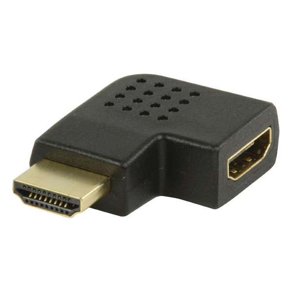 Valueline VGVP34903B High Speed Hdmi Met Ethernet Adapter Links Gehoekt Hdmi-connector - Hdmi-ingang Zwart