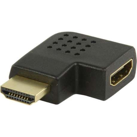 Valueline VGVP34903B High Speed Hdmi Met Ethernet Adapter Links Gehoekt Hdmi-connector - Hdmi-ingang Zwart