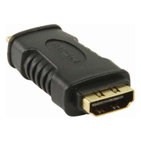 Nedis CVGP34906BK Hdmi-adapter Hdmi-miniconnector - Hdmi Female Zwart