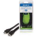 Valueline VLVB34100B20 Platte High Speed Hdmi-kabel met Ethernet Hdmi-connector - Hdmi-connector 2,00 M Zwart