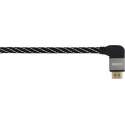 Avinity High-speed HDMI-kabel St. - St. 90° Stof Verguld Ethernet 1,5 M